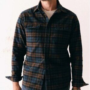 Taylor Stitch The Yosemite Shirt in Wetlands Plaid Size 44 XL